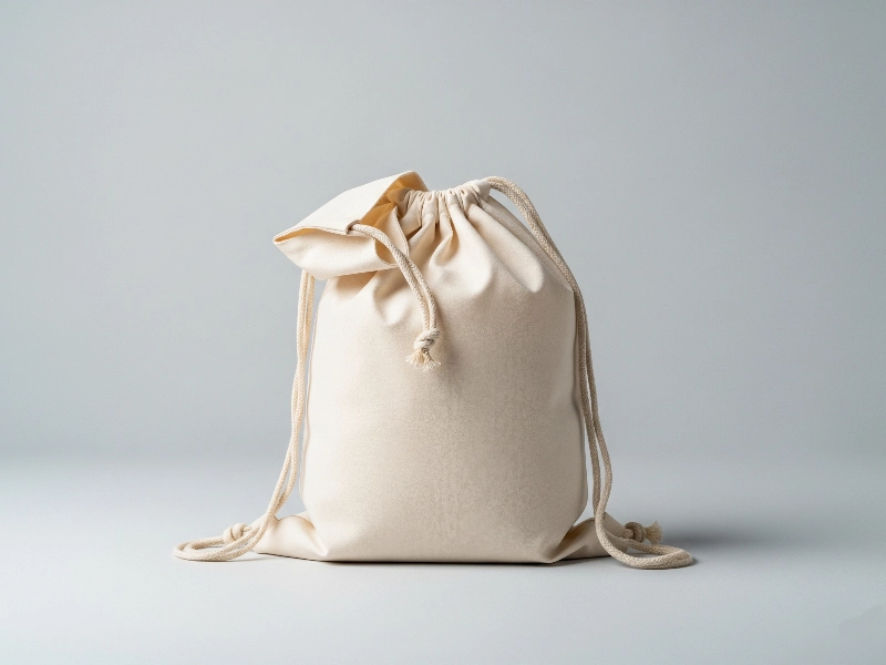 A versatile cotton drawstring bag.