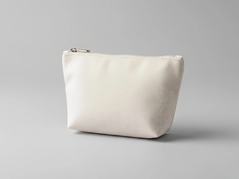 A small, custom cotton pouch for accessories.