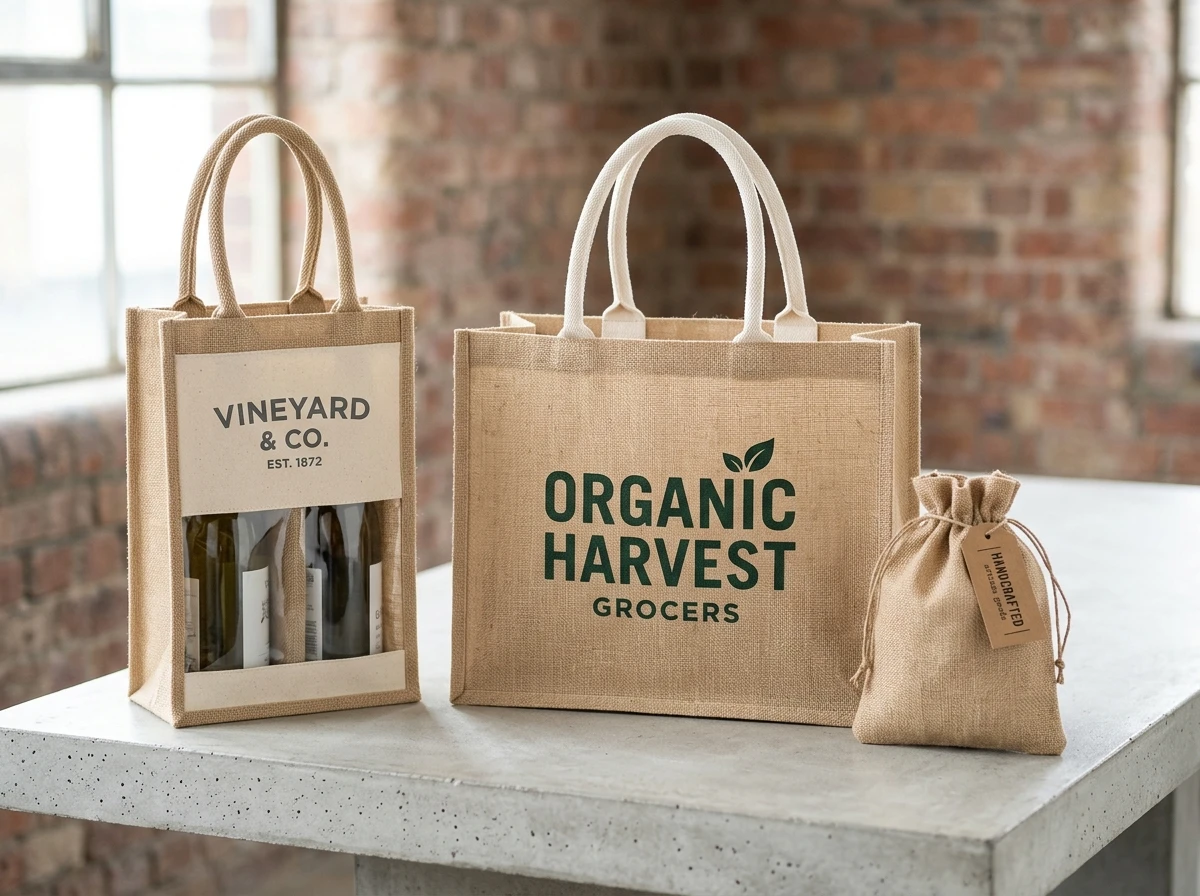 Rustic Eco Jute Bags