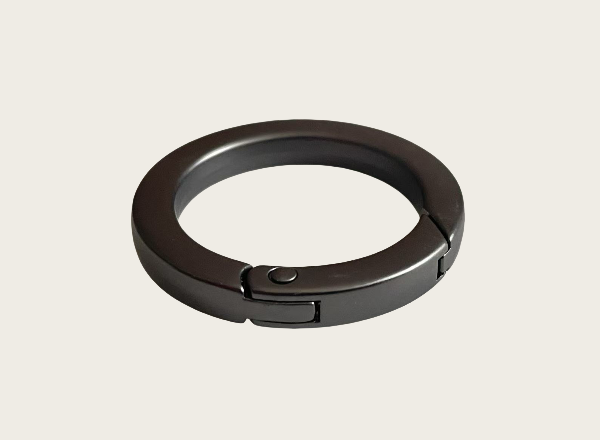 A Split Ring lanyard attachment.