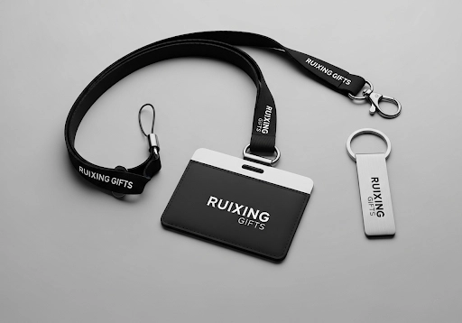 Custom branded lanyards for an event
