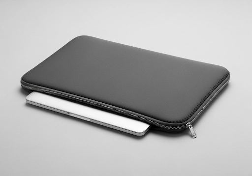 A classic zippered neoprene laptop sleeve.