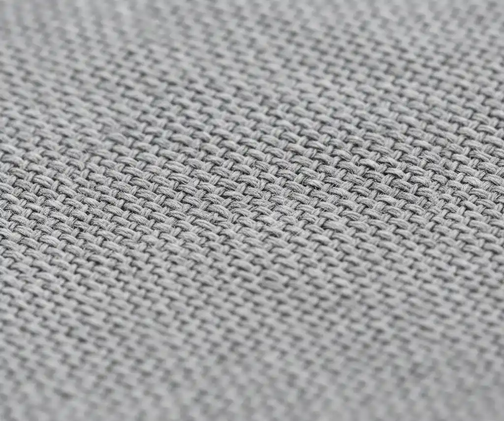 A close-up of the durable 600D polyester fabric of a cooler bag, showing its tough weave.
