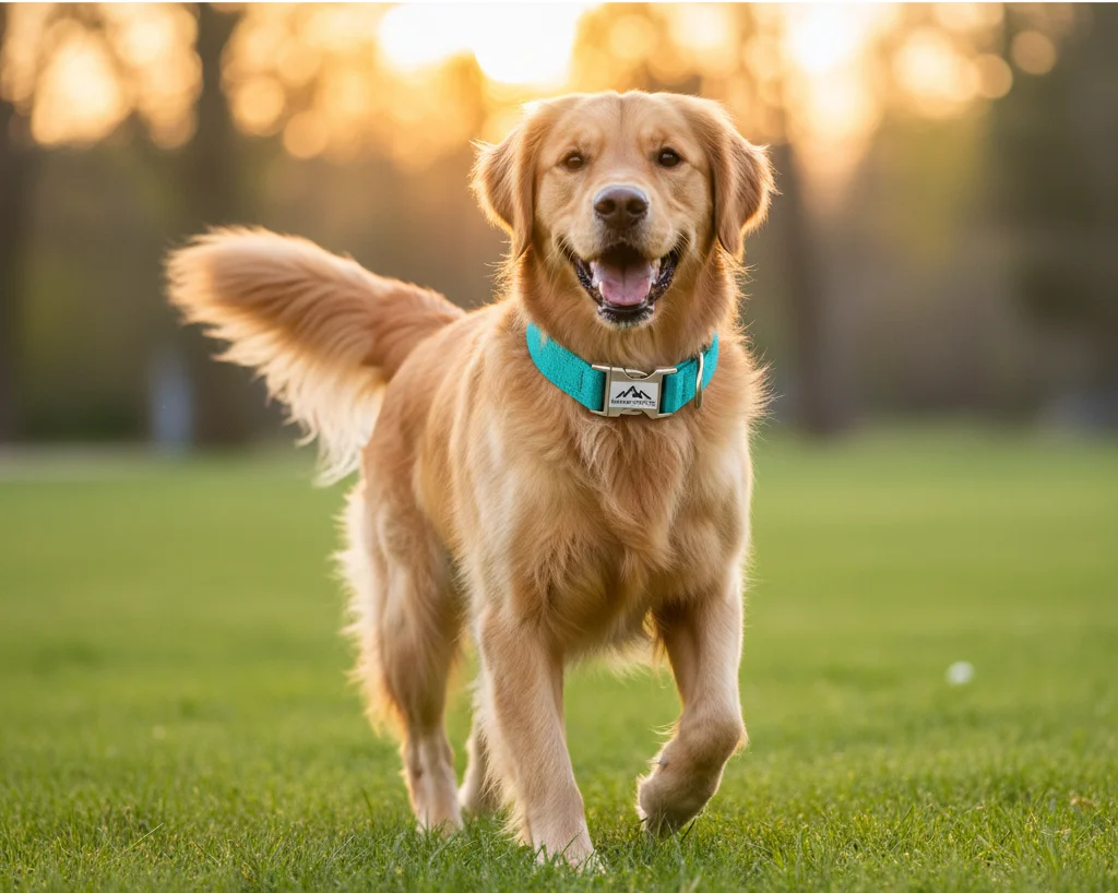 Custom Dog Collars with secure buckles and retail-quality hardware.