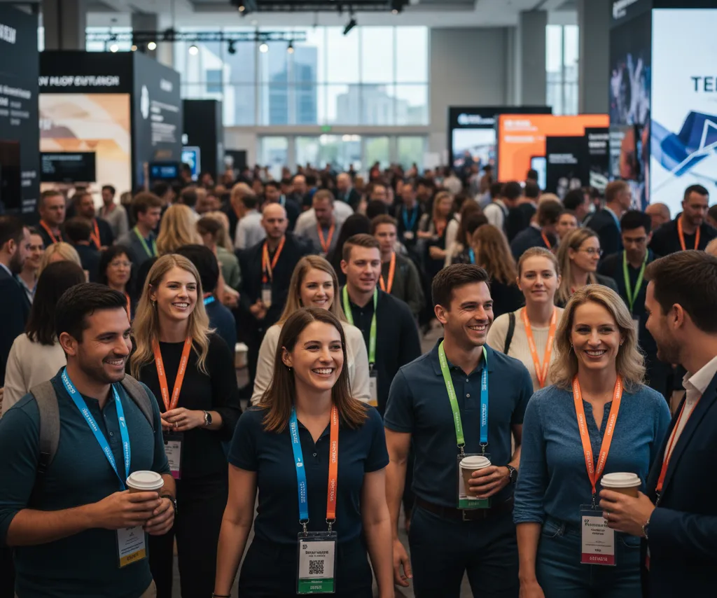 Custom lanyards for conferences and trade shows.