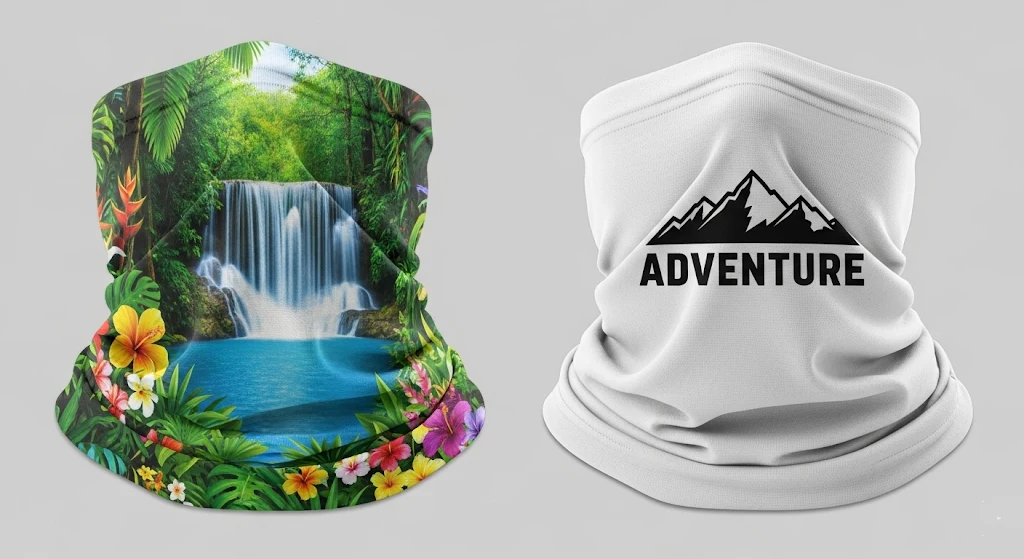 Dye Sublimation vs. Screen Printing: Choosing the Best Method for Your Wholesale Neck Gaiters