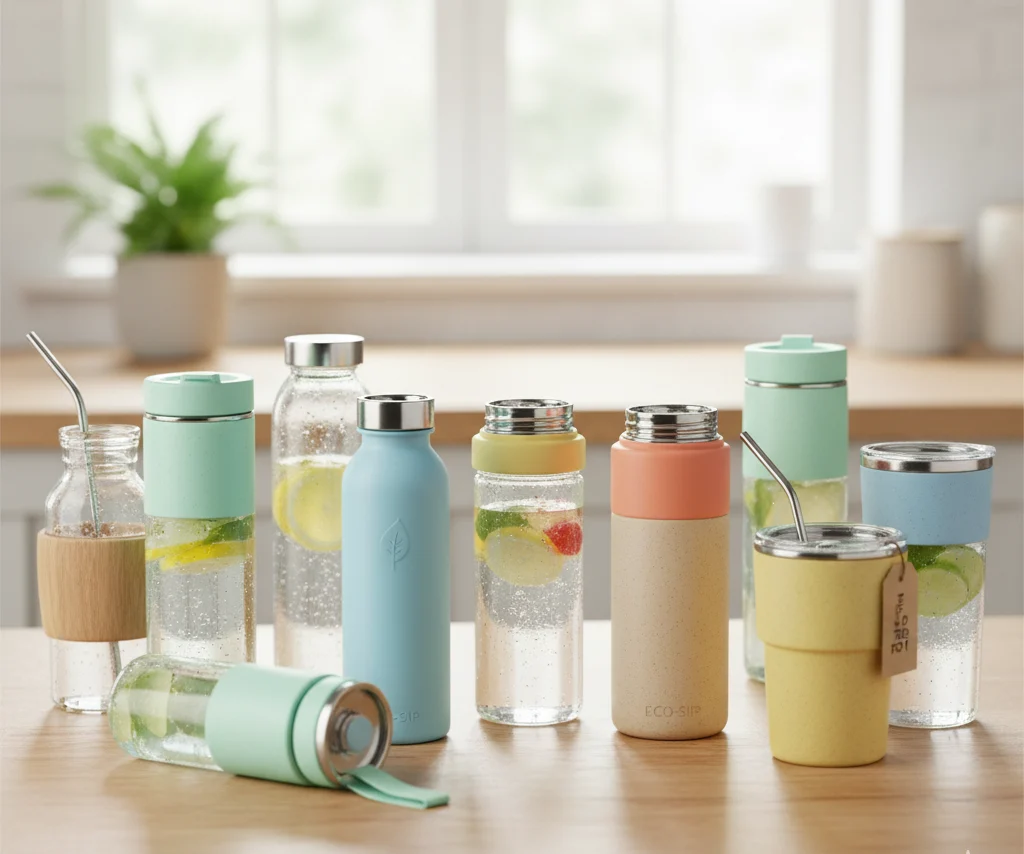 Eco-friendly Reusable Water Bottles.