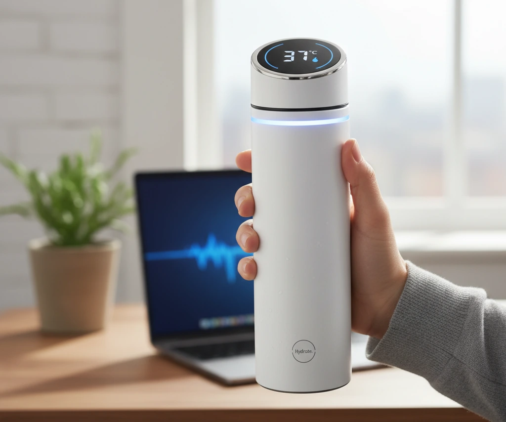 Custom Smart Bottles with LED displays.