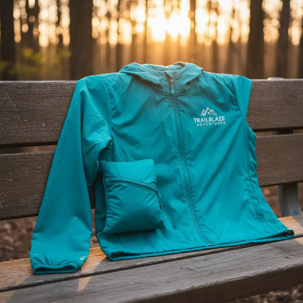 A lightweight, packable custom windbreaker.