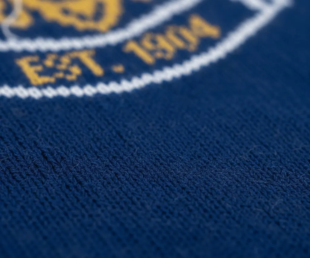 Close up of soft acrylic yarn texture.