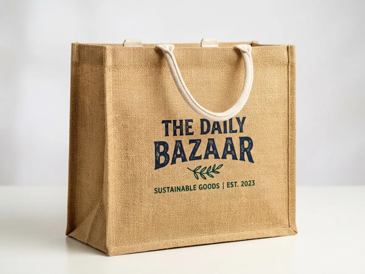 Custom Jute Promotional Tote Bags Wholesale