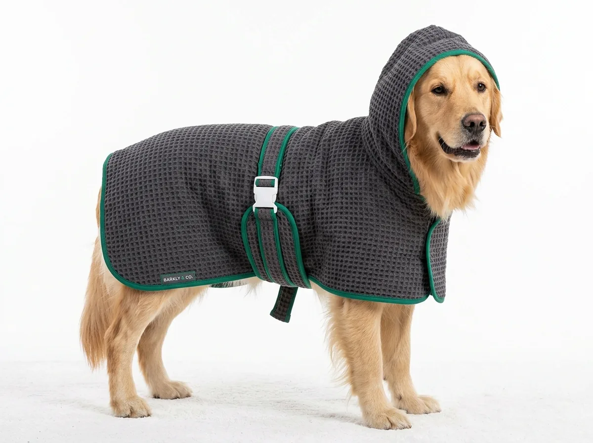Custom Microfiber Pet Bathrobes Wholesale
