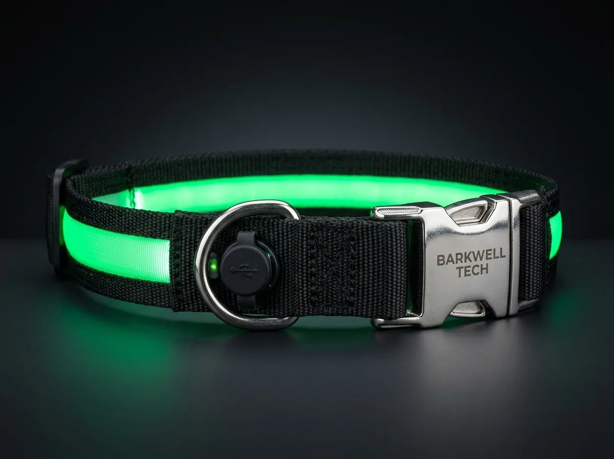 Custom Rechargeable LED Dog Collars Wholesale