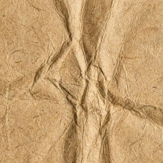 Close up texture of the material showing leather-like grain.