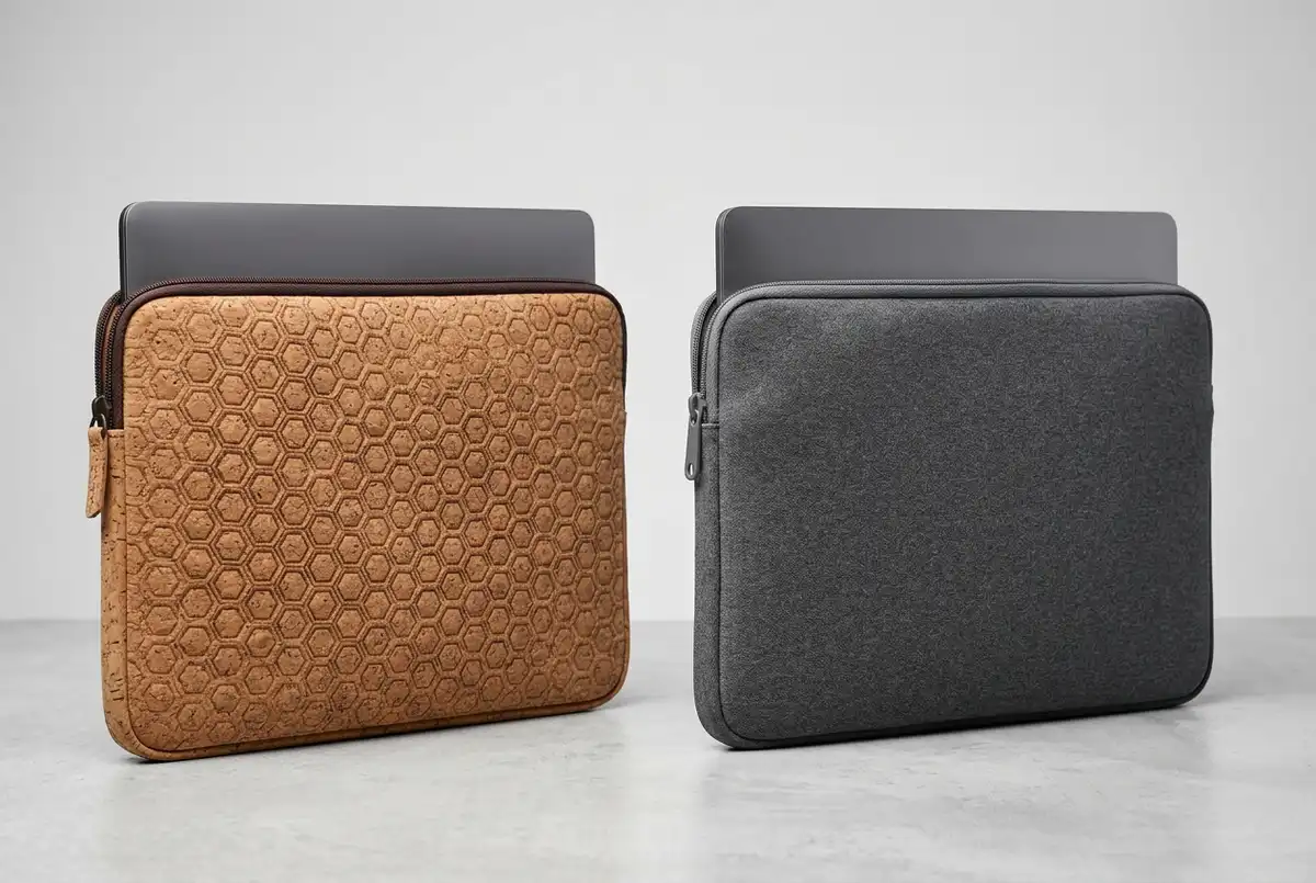 Cork vs Neoprene Laptop Sleeves: The Sustainable Office Gear Comparison